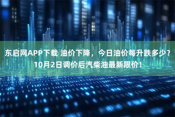 东启网APP下载 油价下降，今日油价每升跌多少？10月2日调价后汽柴油最新限价！