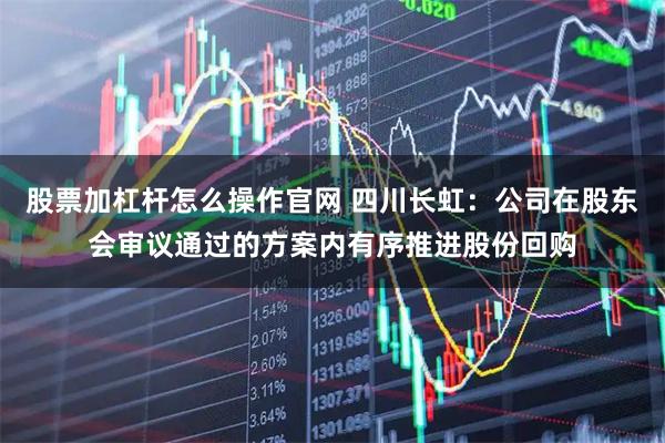 股票加杠杆怎么操作官网 四川长虹：公司在股东会审议通过的方案内有序推进股份回购